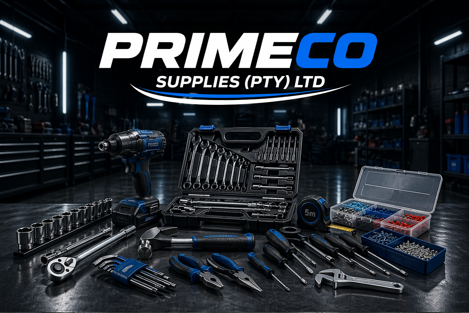 Primeco tools, fasteners and workshop supplies